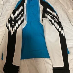 Magnlens Men’s Size S Jacket with front/side zips and logo